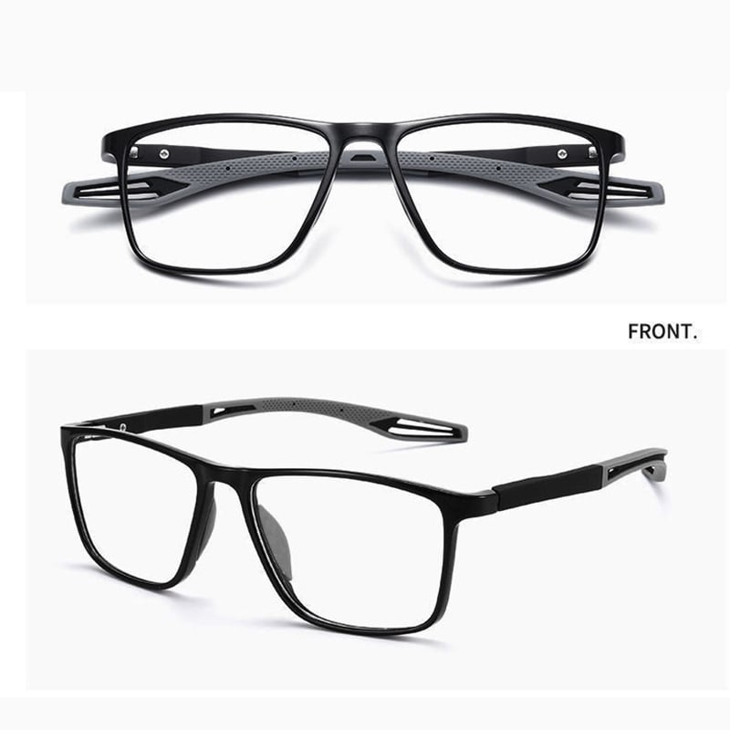 Glasses with gently progressive multifocal lenses – clear all-day comfort