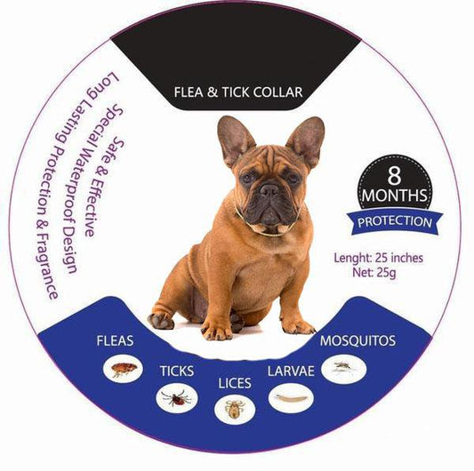 Frenchie Flea and Tick Collar — Effortless, Long-lasting Protection