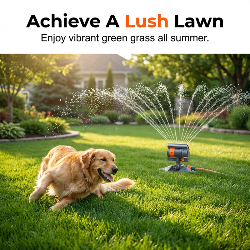 PowerSpray — Garden Sprinkler  | 50% OFF