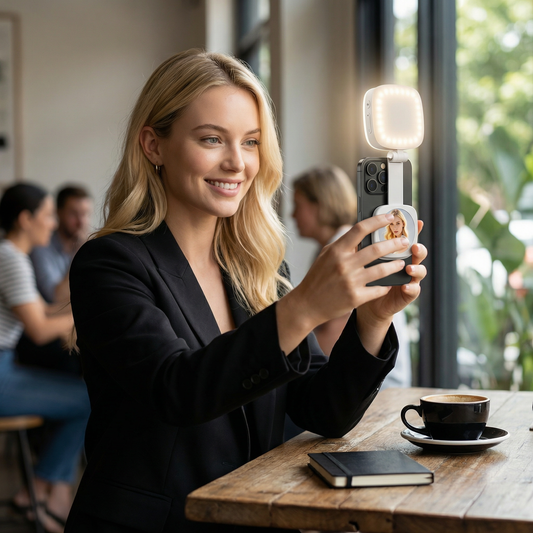 LumaCharm — Selfie Glow Light | 50% OFF