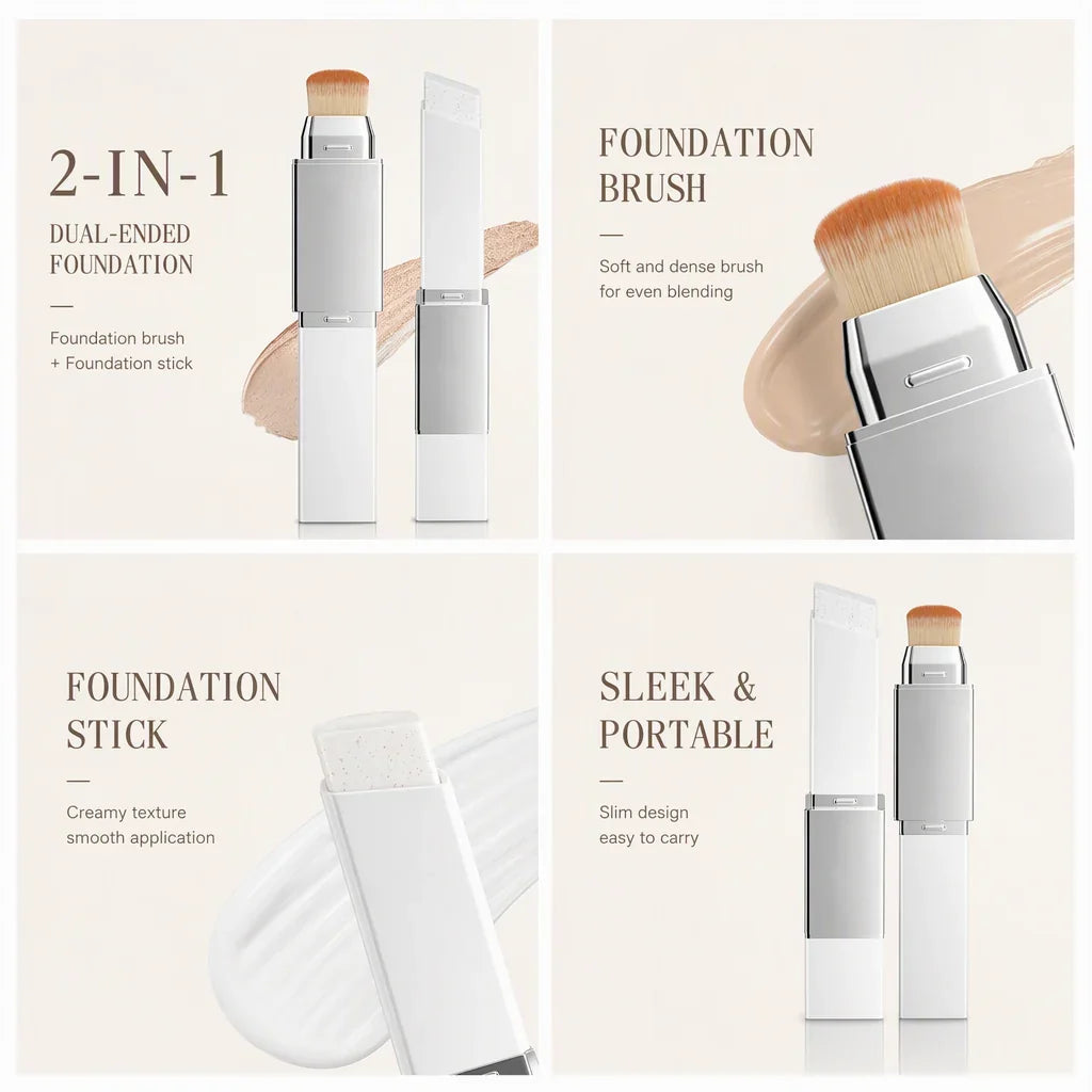 Velvety Matte Foundation Stick — Flawless, Confident, Radiant