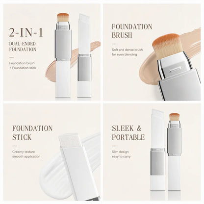 Velvety Matte Foundation Stick — Flawless, Confident, Radiant