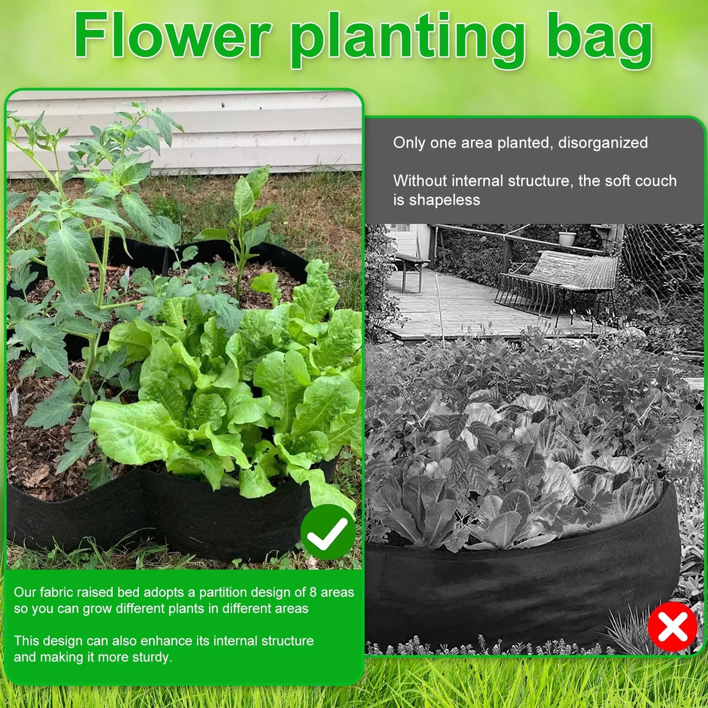 VertaGrow Multi-Pocket Planter – Cultivate Joyful Abundance