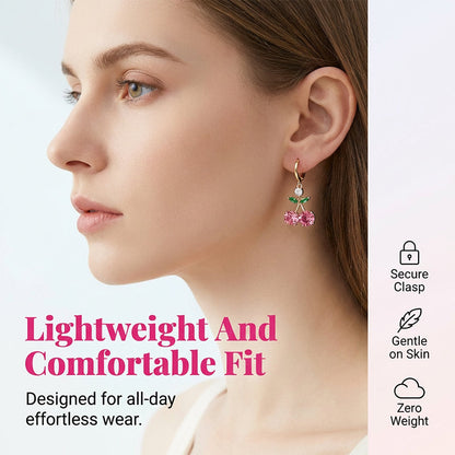 Rosalie — Crystal Cherry Earrings | 50% OFF