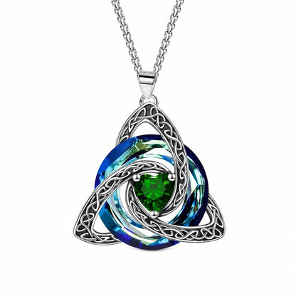 LunaKnot — Celtic Birthstone Pendant Necklace | 50% OFF