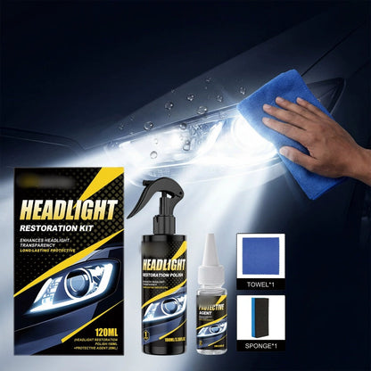 Headlight Restoration Kit — Clear Vision and Safety