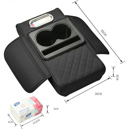 CruiseEase Memory Foam Armrest – Ultimate Comfort, Organized Ride
