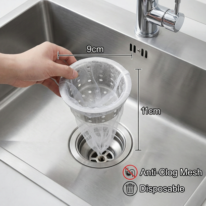 ClearFlow Nets – Effortless Life Without Clogs - 100 Pieces