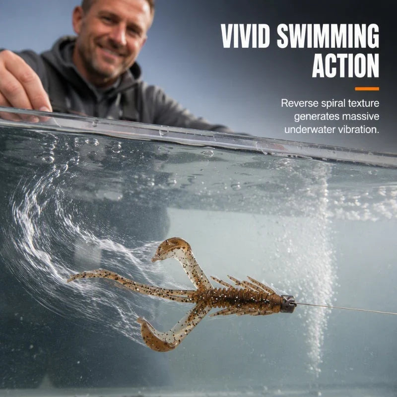 HydroGlide Shrimp Lures — Hook Fierce Fighting Fish