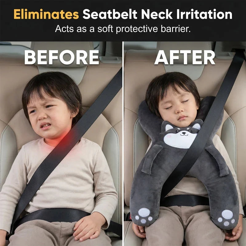 SnugNest Toddler Travel Pillow — Cozy Support, Happy Naps