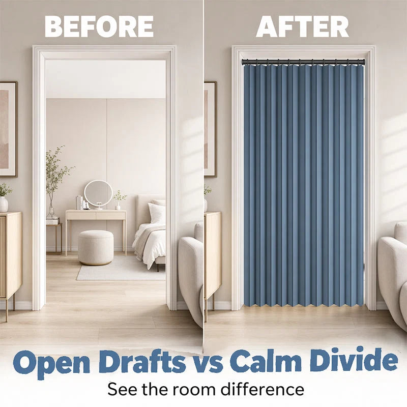 Magnetic Accordion Curtain — Instant Privacy, Total Calm