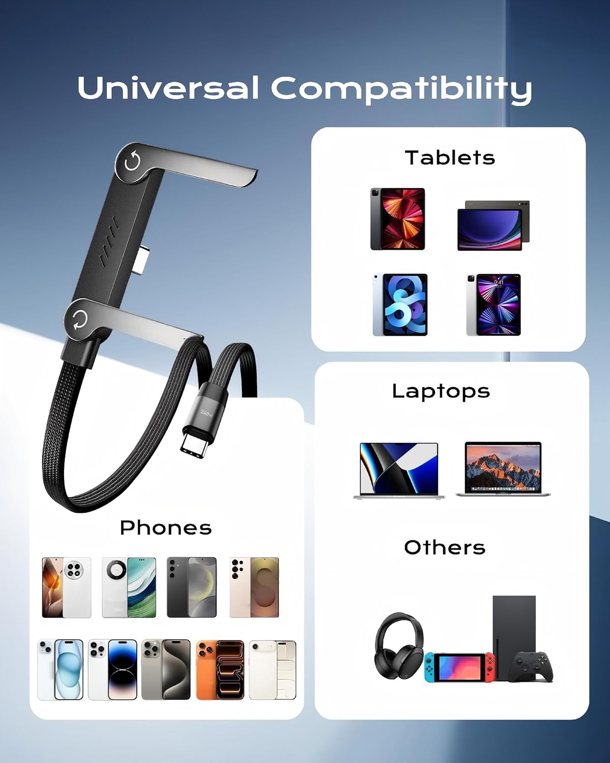 VoltSwift 240W Charger — Power Up, Stay Unstoppable