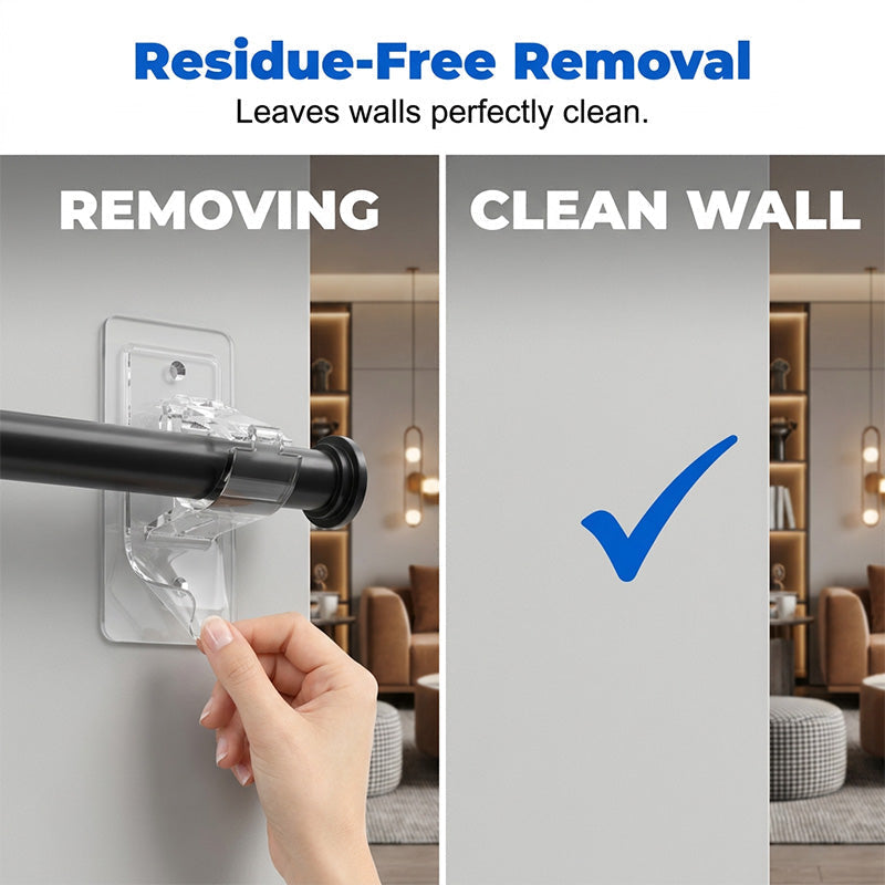 ClearHold Mounts – Damage-Free Curtain Freedom