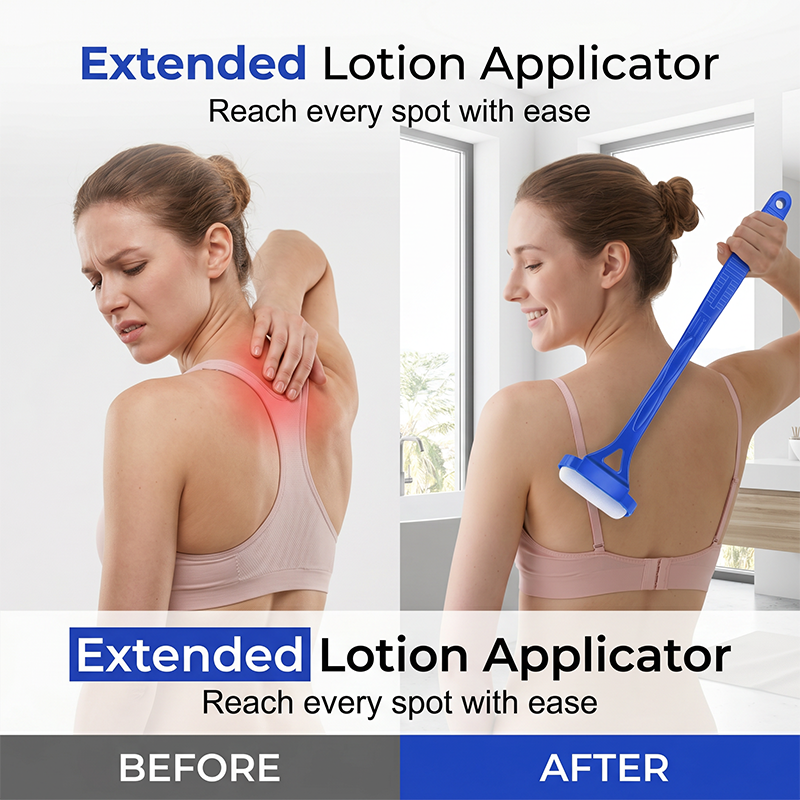 GlideEase Long Reach Body Roller — Effortless Smooth Skin