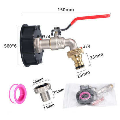 ForgeFlow Brass Valve — Effortless, Precise Water Control