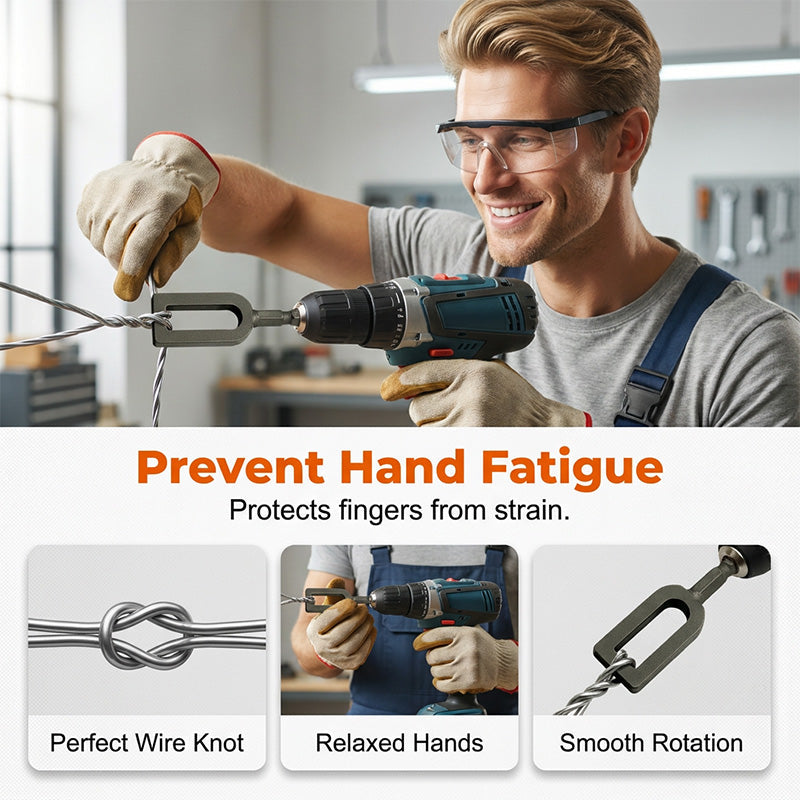 VoltGrip Wire Twisting Tool — No More Hand Pain