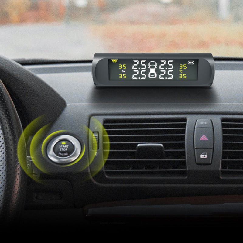 Solar-powered Tire Pressure Warning System – Safety You Can Trust