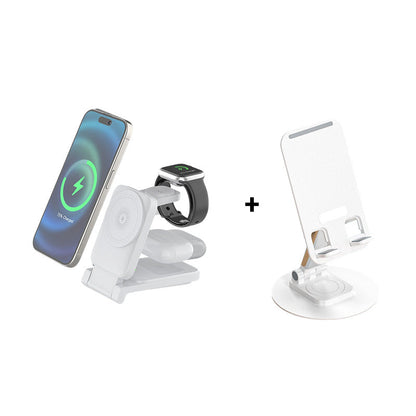Voltiva 3-in-1 Foldable Wireless Power Hub – Effortless Power Supply for All Devices