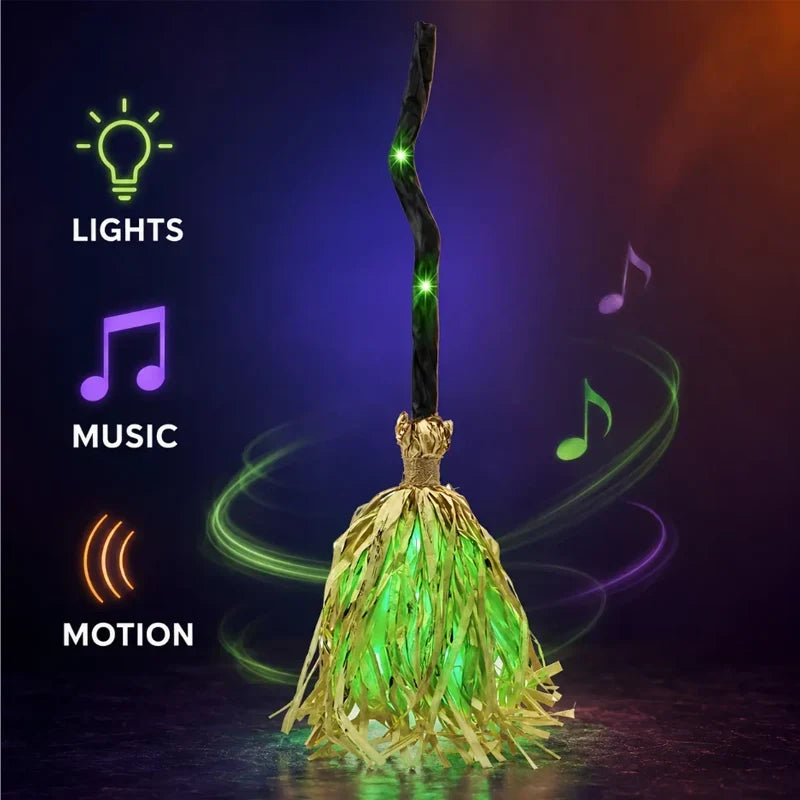 PhantomBroom — Walking Halloween Broom Decoration | 50% OFF