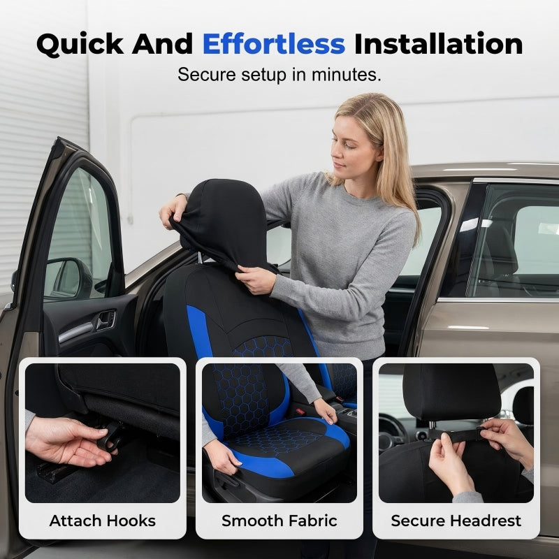ShieldRide 9-Piece Seat Protector – Comfortable Protection for Every Ride