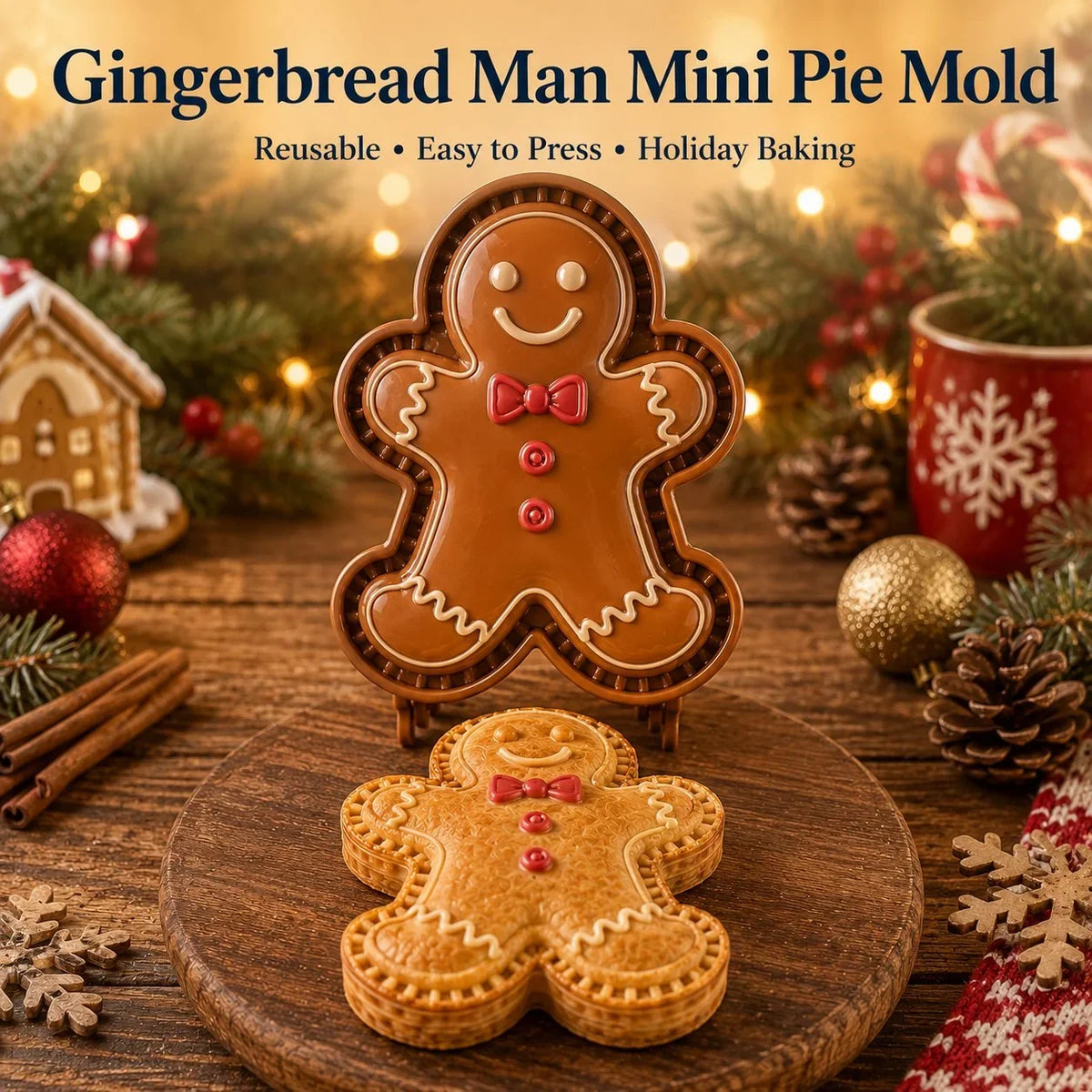 WinterWhimsy Mini Pie Mold — Spark Joy Instantly