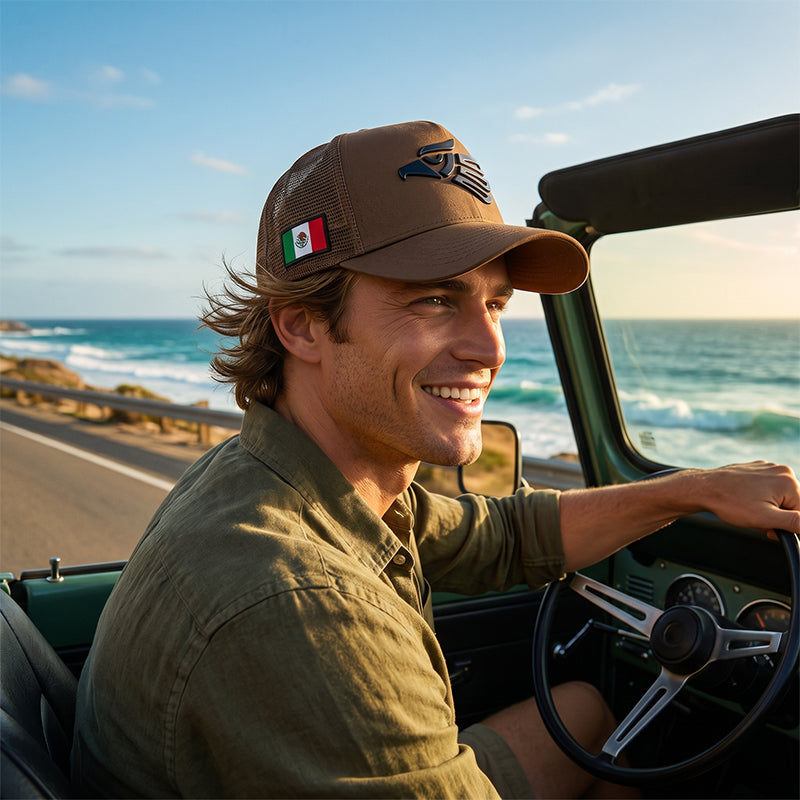 Cruz – Unisex Baseball Cap with Mexican Eagle Patch