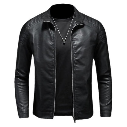 Carter — Lightweight Leather Jacket Men | 50% OFF