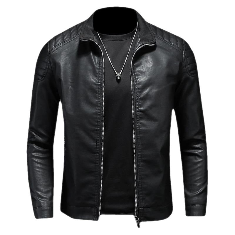 Carter — Lightweight Leather Jacket Men | 50% OFF