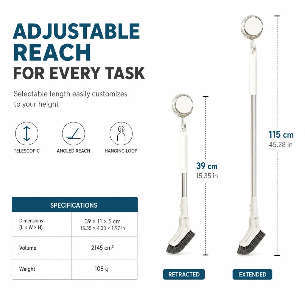CleanSweep Pro — Effortless Reach, No Strain