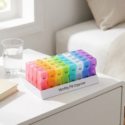 VitaTrack — 31-Day Pill Organizer | 50% OFF