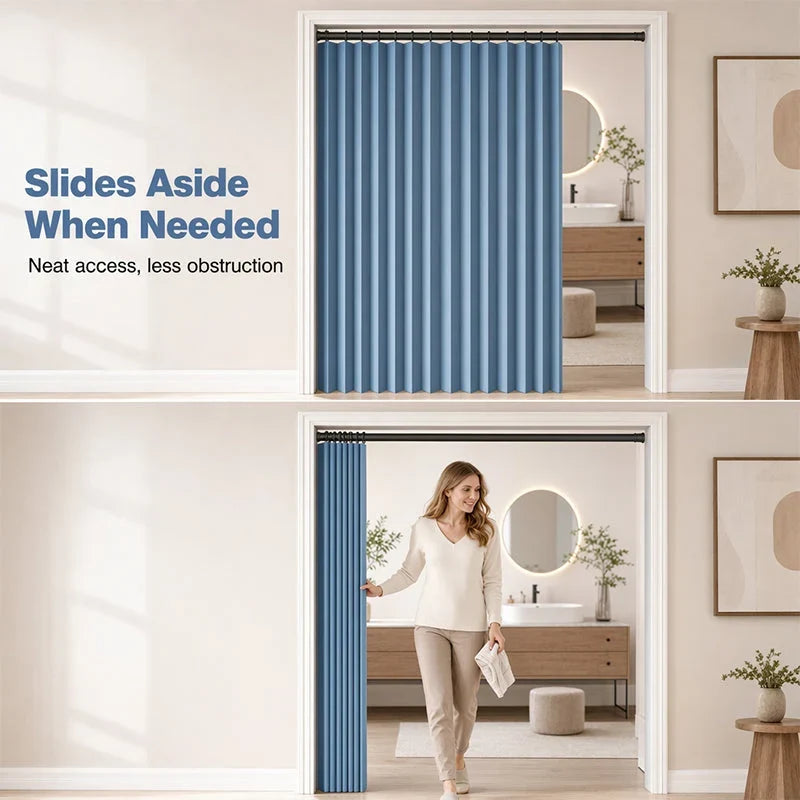Accordion Curtain — Instant Privacy, Zero Damage
