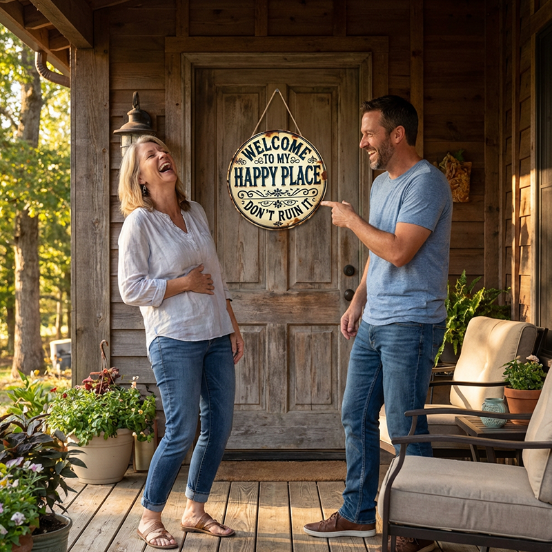 HearthGlow Vintage Circle – Timeless Warmth Instantly