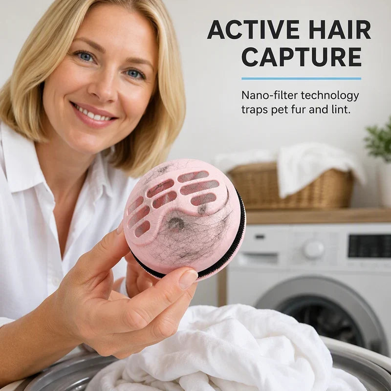 VitalPure Laundry Ball — Wrinkle-Free, Hairless Clothes