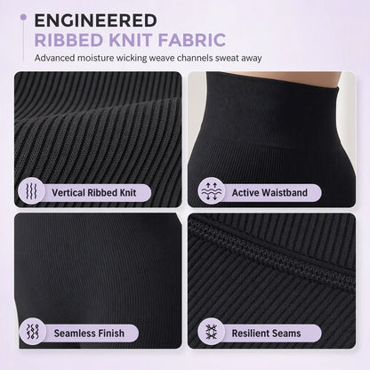 Lina — Seamless Yoga Leggings with High-Waist Support