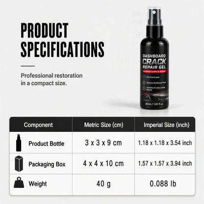 Dashboard Revive Gel — Restore Confidence Instantly - 30ml