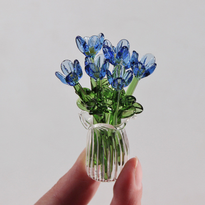 MiriFlor Mini Glass Flowers — Effortless Color Magic