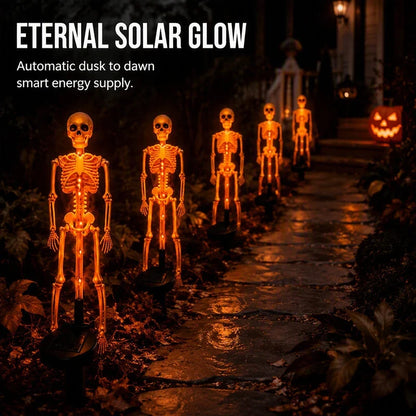 GlowPhantom — Solar Skeleton Halloween Stake Light | 50% OFF