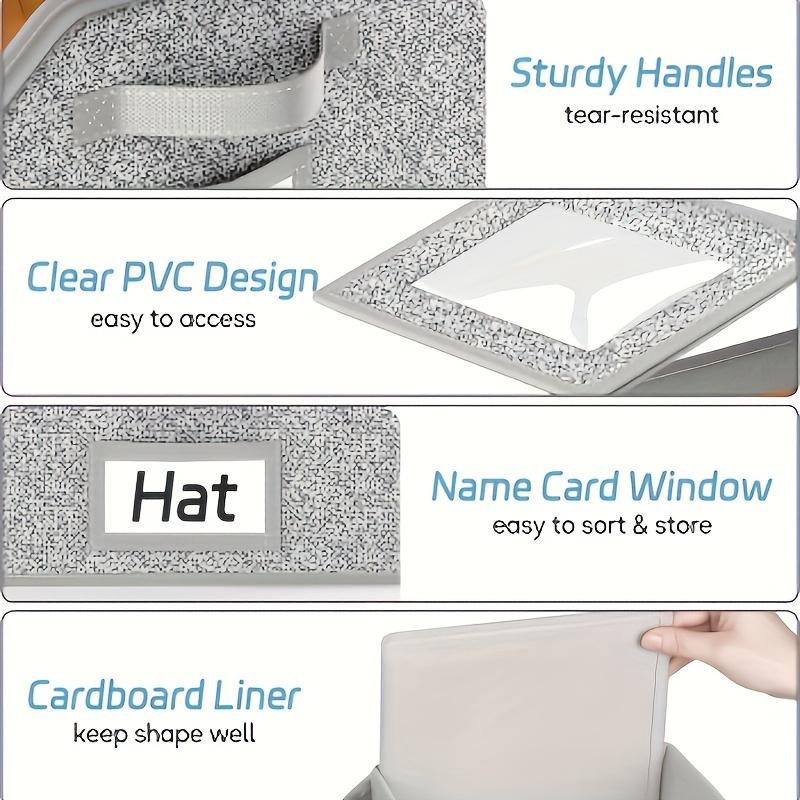 Stacking Box Hat Boxes — Clear, Orderly Safety