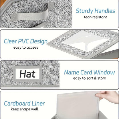 Stacking Box Hat Boxes — Clear, Orderly Safety
