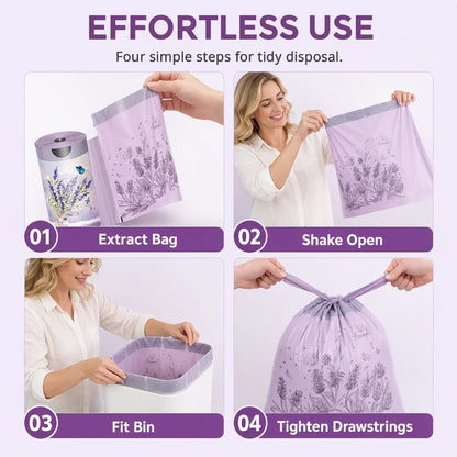 LavenderLock Waste Bags — Seal Freshness, Crush Mess