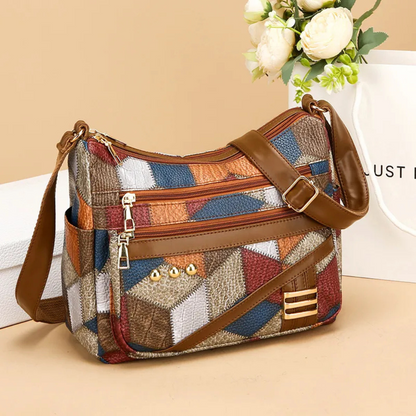 Elise – Soft Leather Bag with Adjustable Shoulder Strap