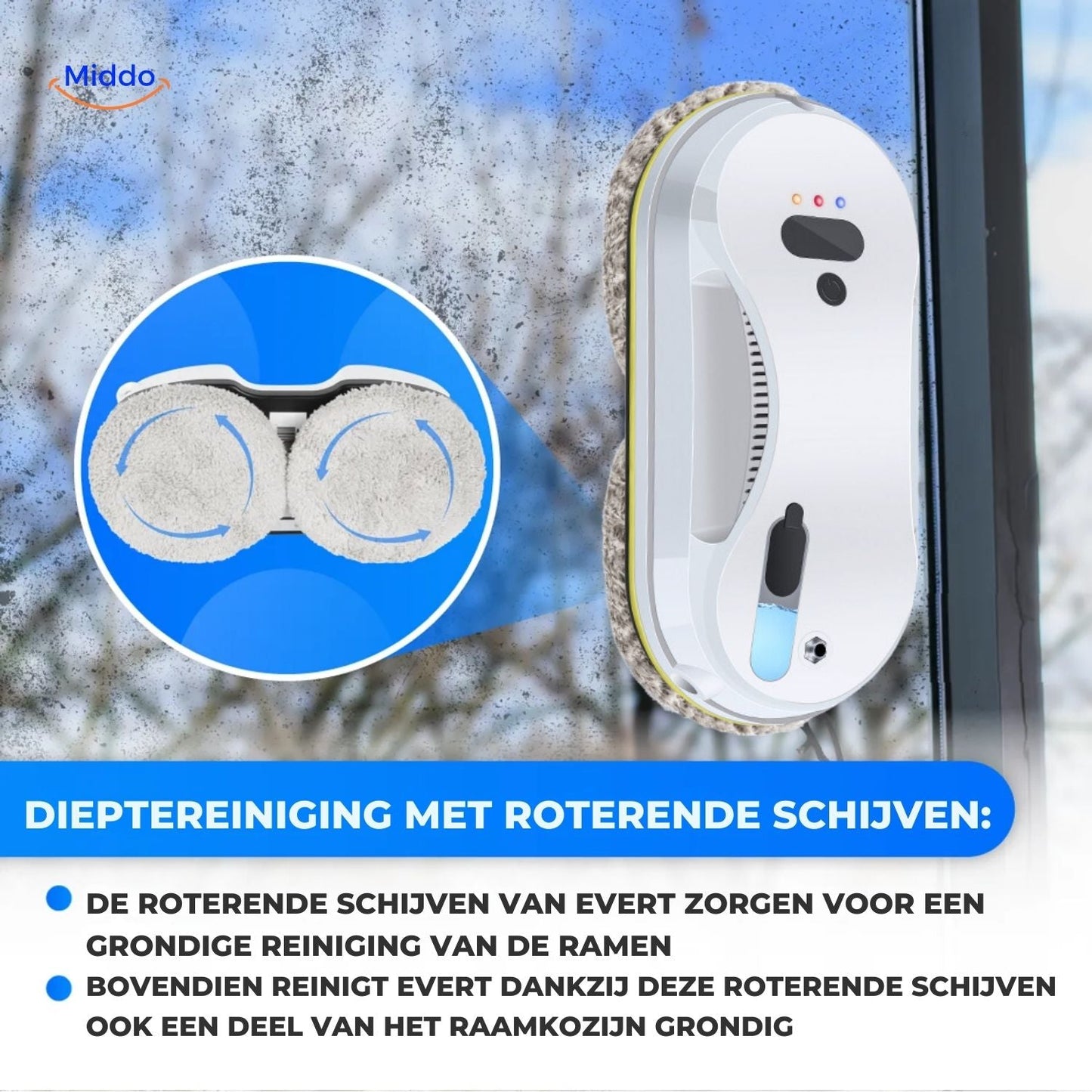 CleanSweep Window Robot — Effortlessly Sparkling Clean Surfaces