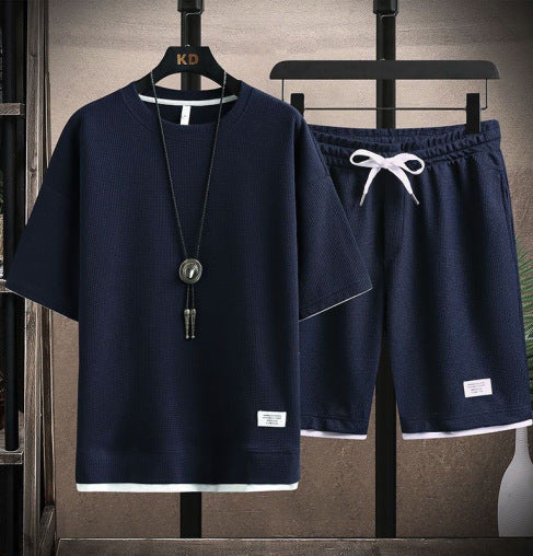Jordan — Lightweight, Breathable Waffle Fabric Set for Men