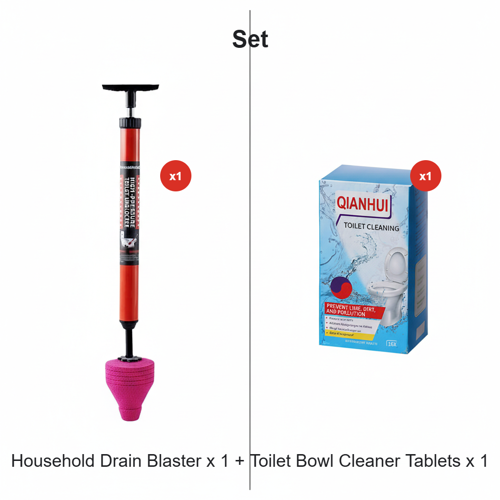 Household Drain Cleaner — Quickly Eliminate Clogs