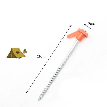 BlazeGrip — Steel Tent Stakes 4pcs set | 50% OFF