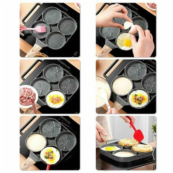 QuadraSizzle — Four-Well Omelette Pan | 50% OFF