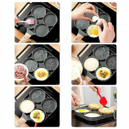 QuadraSizzle — Four-Well Omelette Pan | 50% OFF