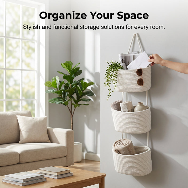 Macramé Wall Organizer — Declutter, Beautify, Thrive