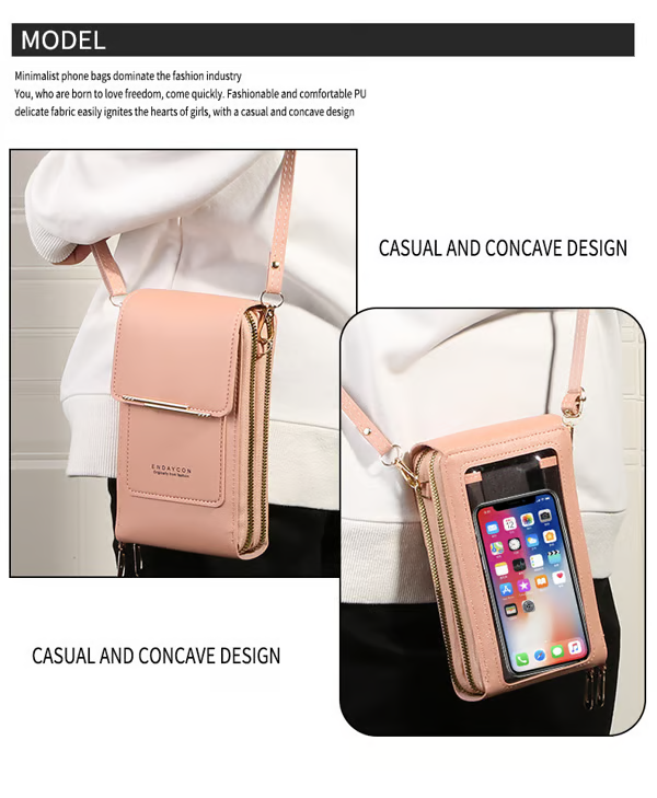 Ava — Lightweight Waterproof Crossbody Phone Bag