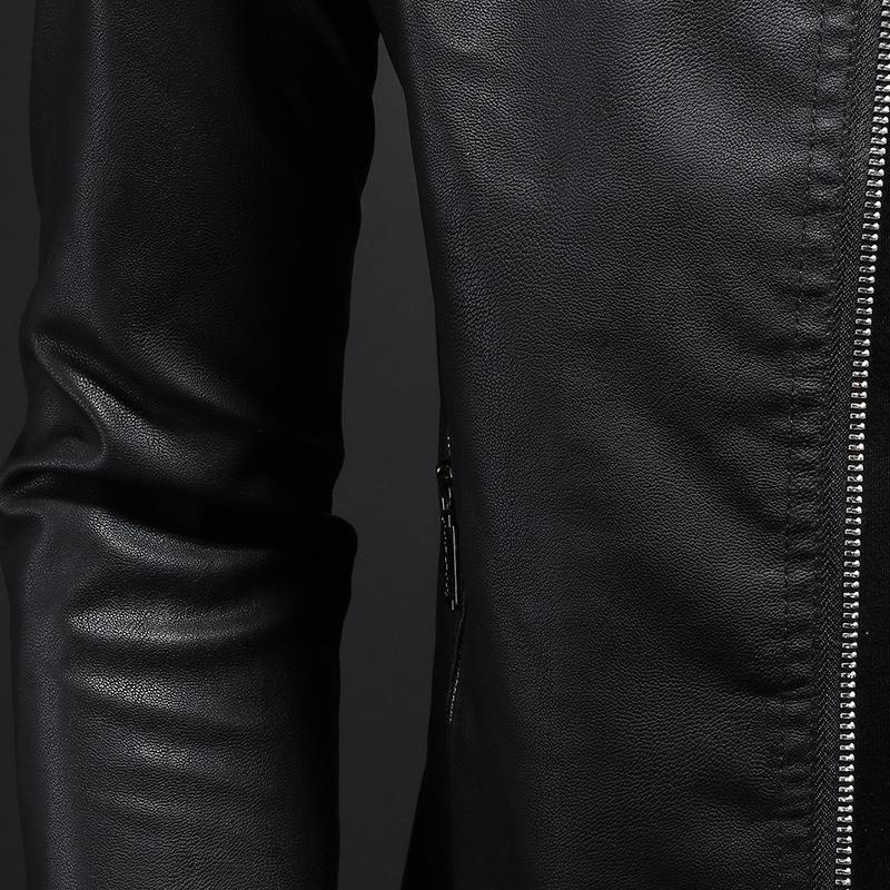 Carter — Lightweight Leather Jacket Men | 50% OFF